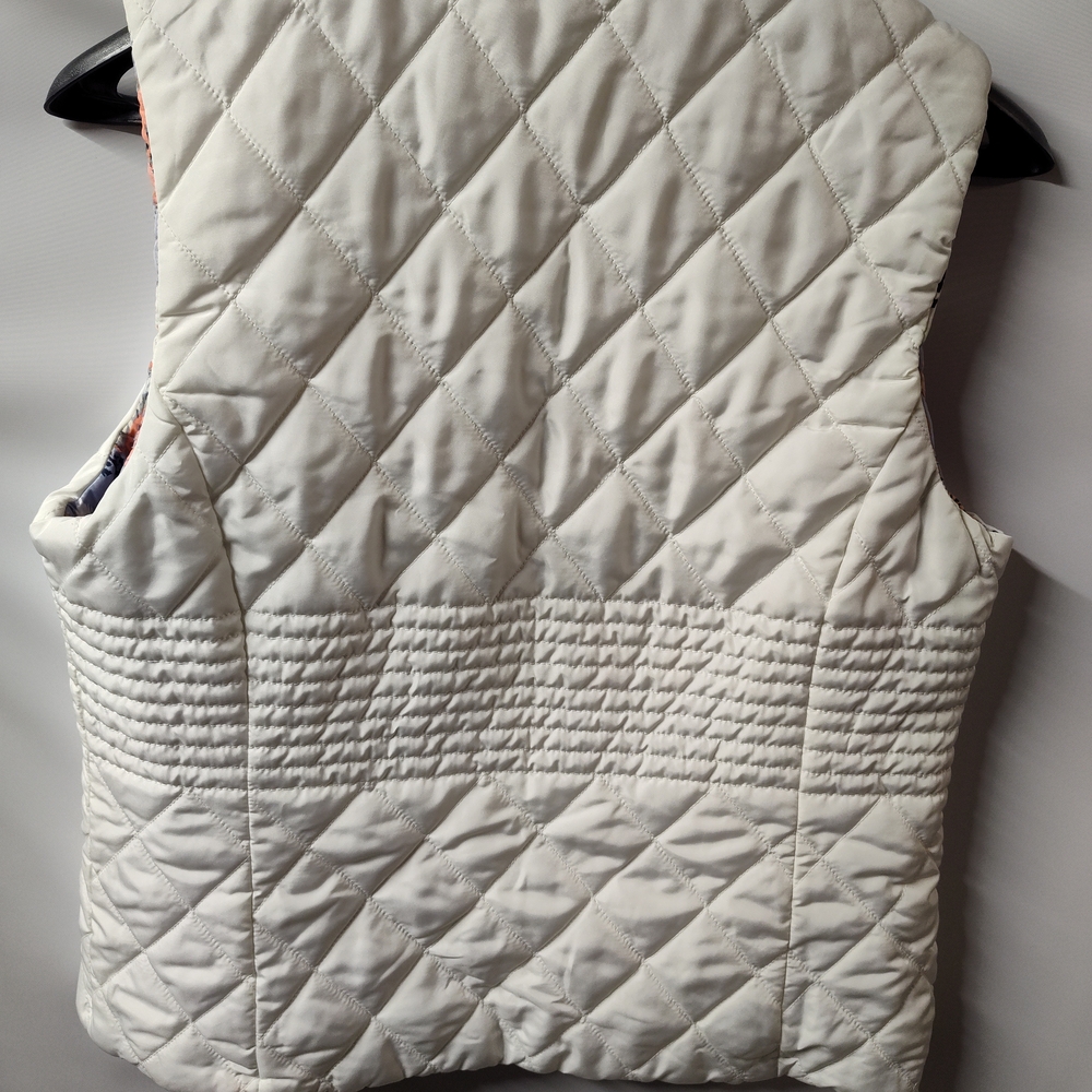 Ruby Rd. Ivory Quilted Vest Reversible - Picture 2 of 4